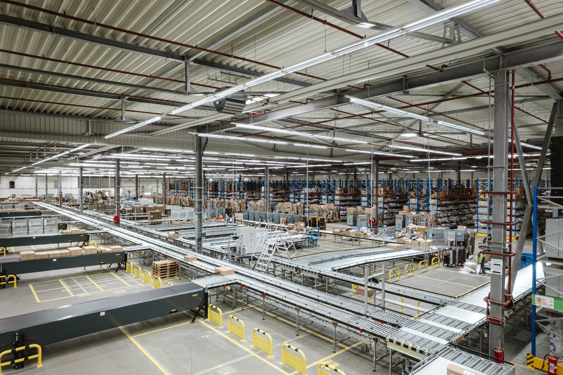 Fördertechnik-Überblick bei BA Logistics Dormagen