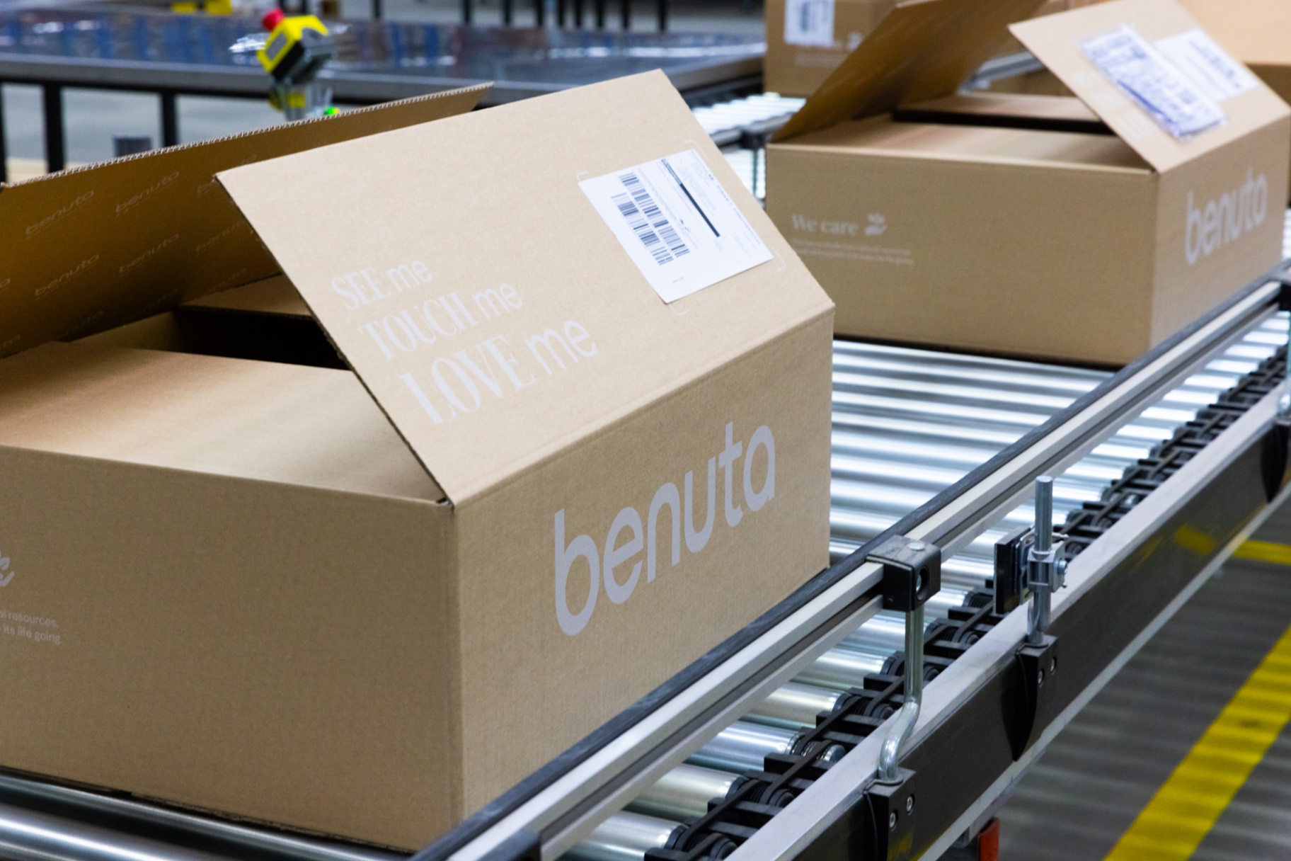 Teppichlager bei BA Logistics Dormagen