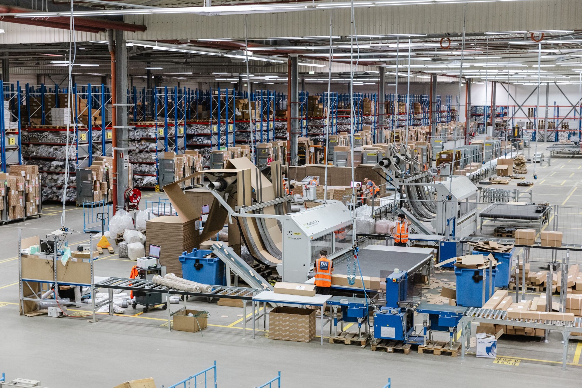 Produktionshalle bei BA Logistics Dormagen